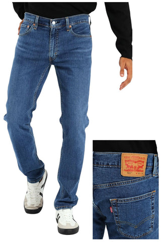 Levis Jeans 511 Slim Leg Stretch Wanna Go Back Denim Blue