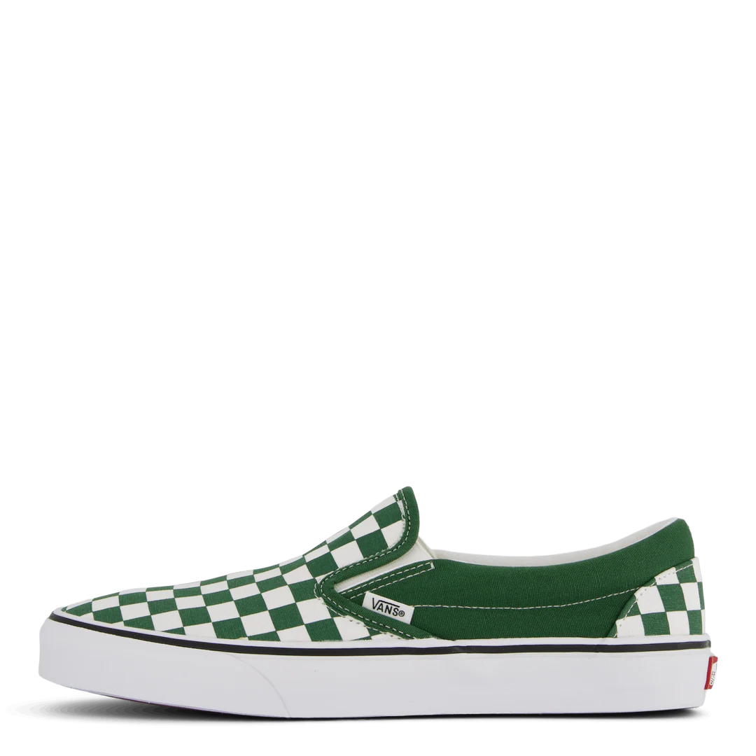 Vans Classic Slip-On Checkerboard Green