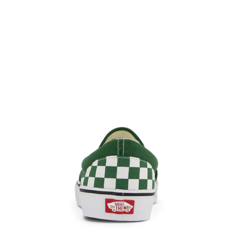 Vans Classic Slip-On Checkerboard Green