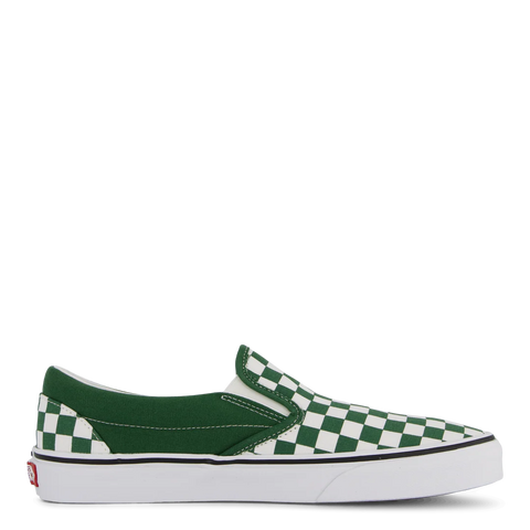 Vans Classic Slip-On Checkerboard Green
