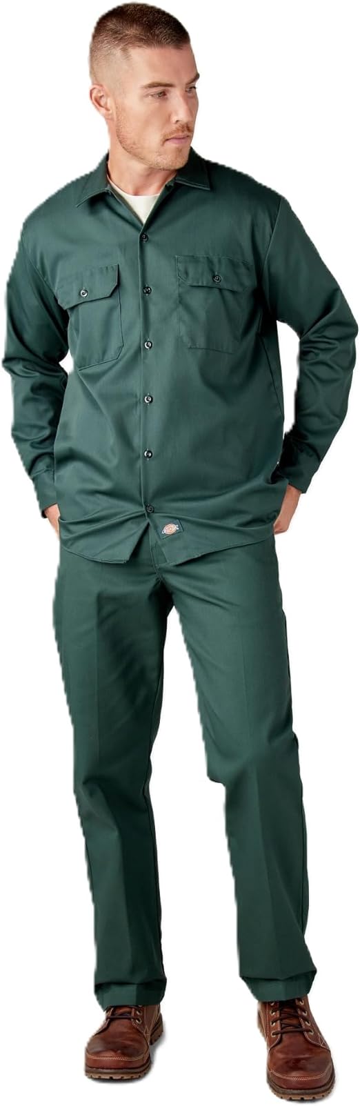 Dickies Tycoon Men's Short Sleeve Shirt – Emerald Green