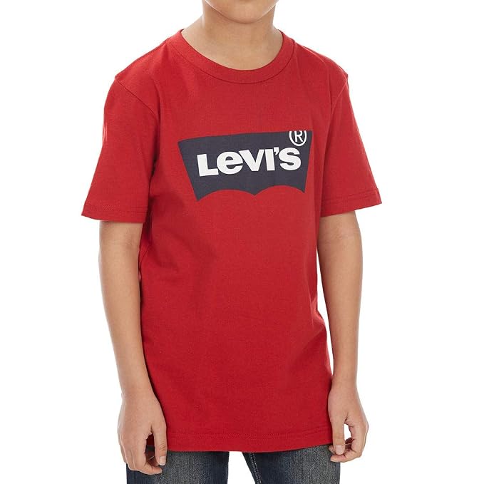 Levis Kids T-Shirt Batwings Red And Black