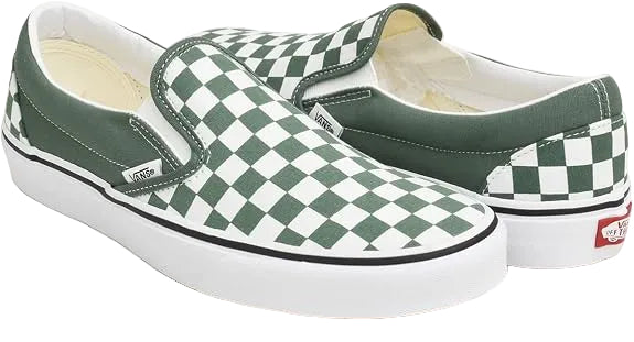 Vans Classic Slip-On Color Theory Checkerboard Green/White