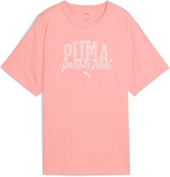 Puma T-Shirt Womens Class Relaxed Pink Fruit