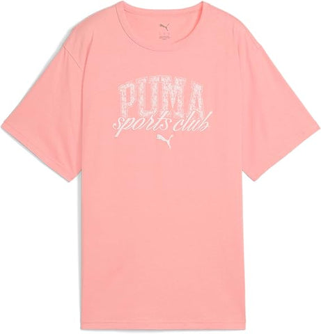 Puma T-Shirt Womens Class Relaxed Pink Fruit