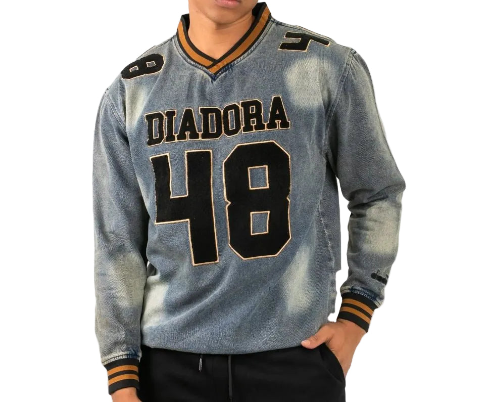 Diadora Piero Sweater Dark Denim