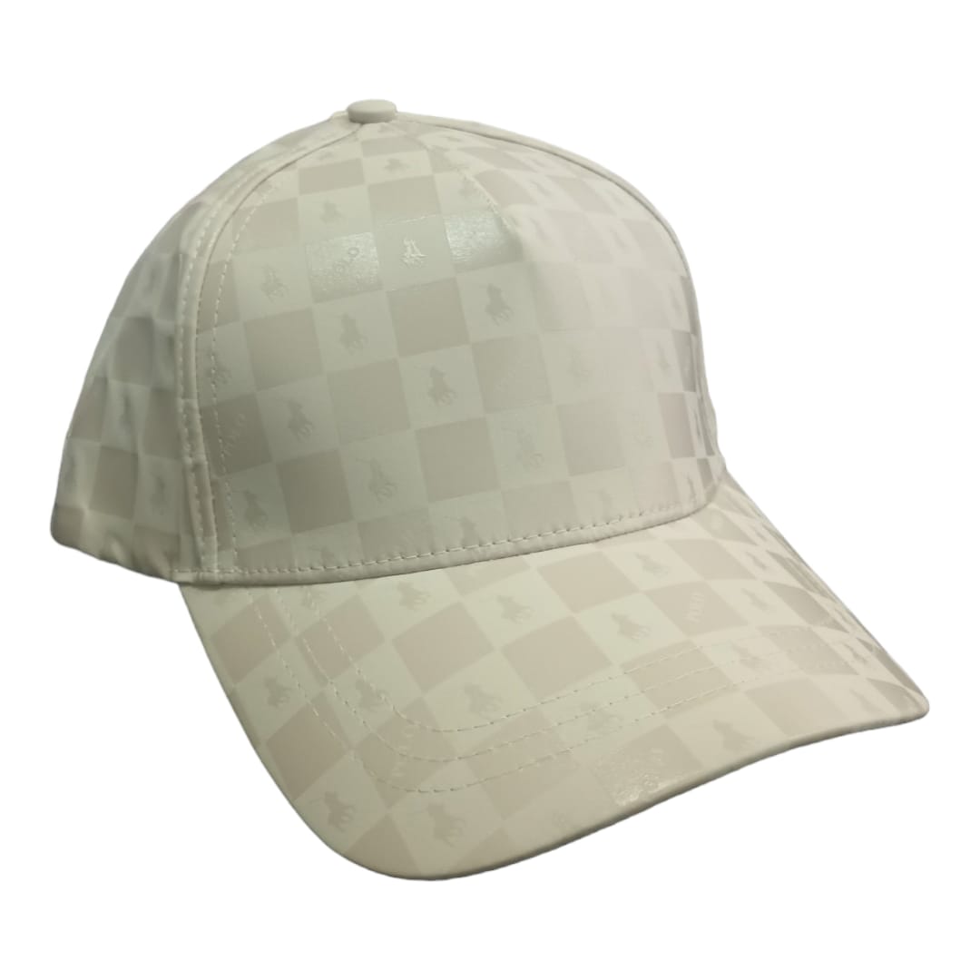 Polo 5 Panel Block Monogram Cap