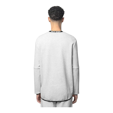 Polo Tracksuit Mens Sport Grey Melange