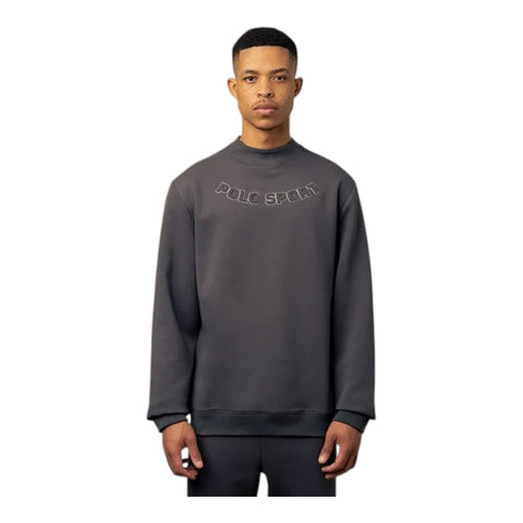 Polo Sport Long Sleeve High Collar Tracksuit - Charcoal