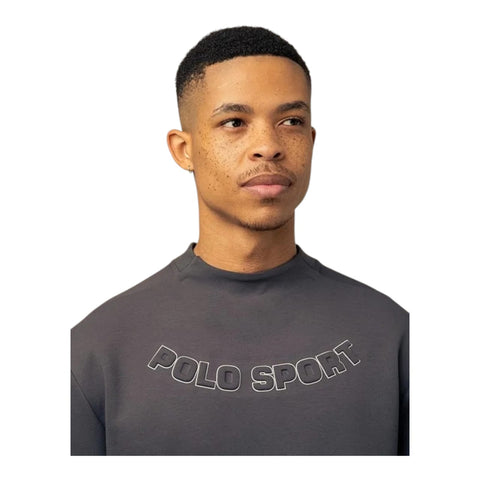Polo Sport Long Sleeve High Collar Tracksuit - Charcoal