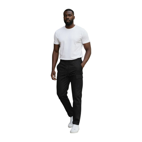 Polo Men’s Sport Cargo Pants – Black | Utility Pants with Multiple Pockets