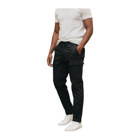 Polo Men’s Sport Cargo Pants – Black | Utility Pants with Multiple Pockets