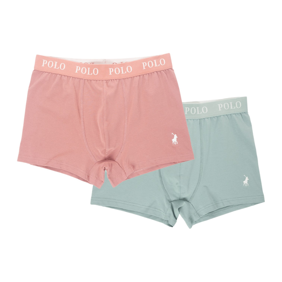 Polo Mens Boxer Multi 2 Pack - Pink/Blue