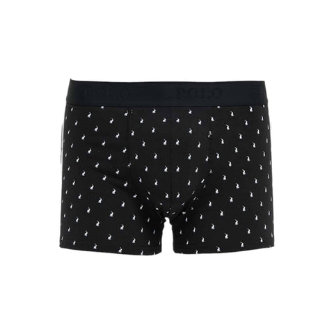Polo Boxer Basic Knit Monogram Print 3-Pk Navy