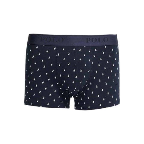 Polo Boxer Basic Knit Monogram Print 3-Pk Navy