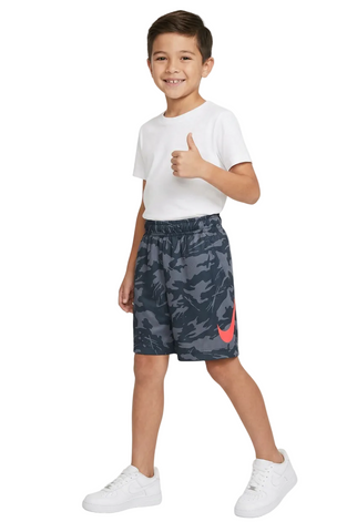 Nike Boys Shorts Camo Grey