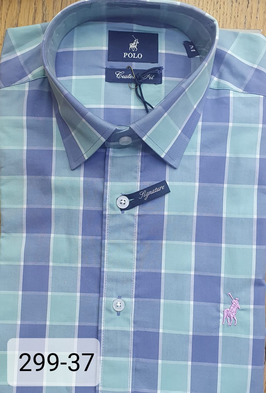 Polo Shirt Mens Long-Sleeve Signature Green