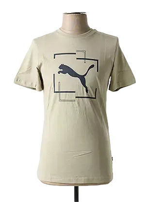 Puma T-Shirt Graphic Pebble Grey