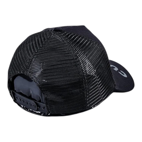 The Cutty Skull & Rose Trucker Cap: Black