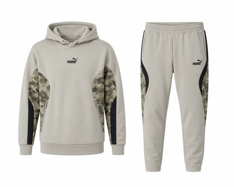 Puma Tracksuit Camo Deep Stone