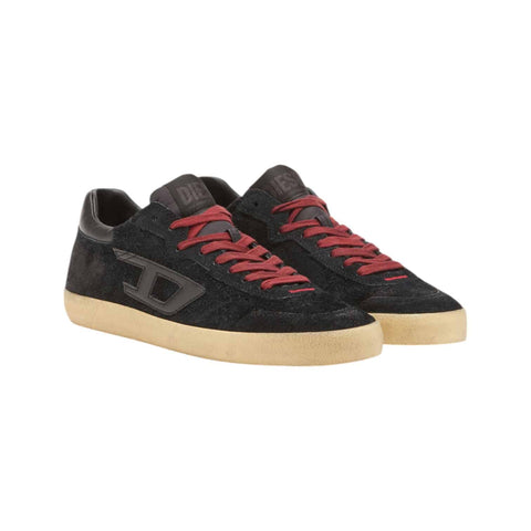 Diesel S-Leroji Low Black Suede