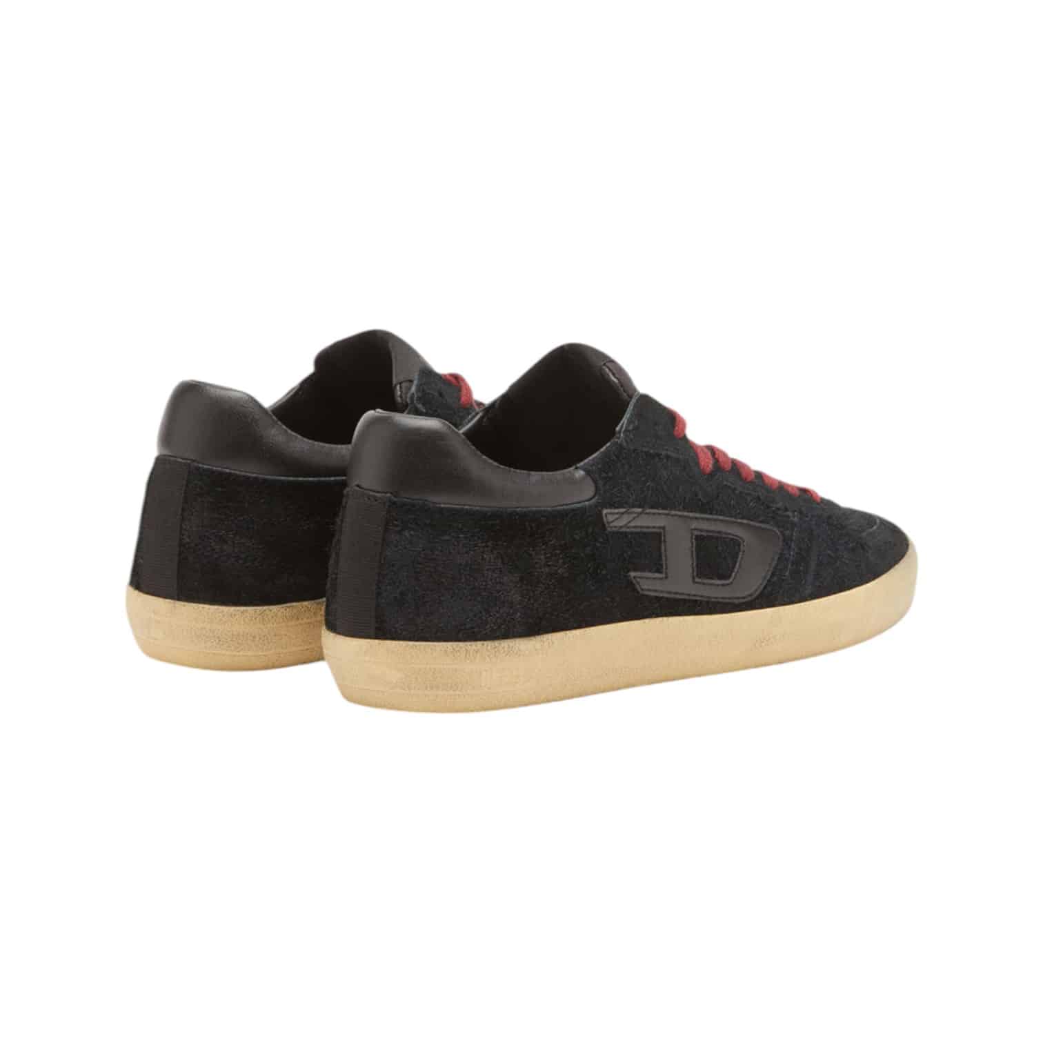 Diesel S-Leroji Low Black Suede