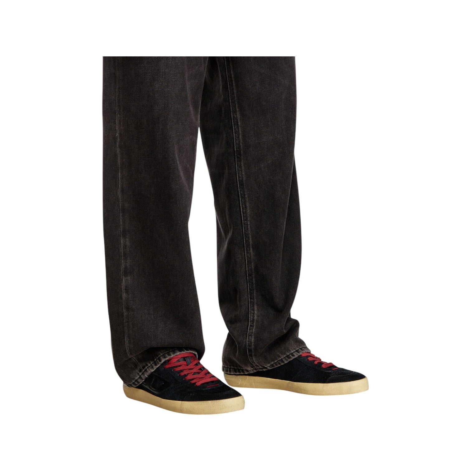 Diesel S-Leroji Low Black Suede