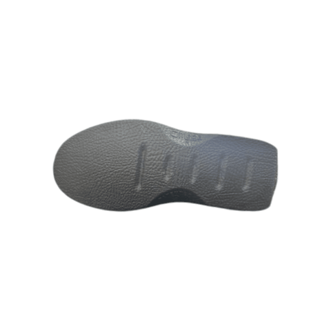 Omega Kgosi White & Black Leather Sandals