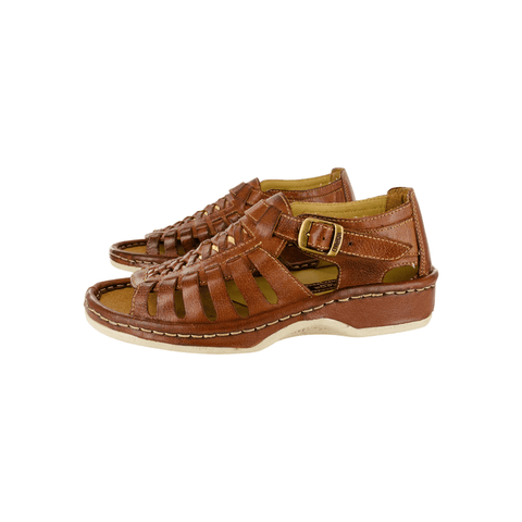 Omega Duna Buffalo Terracotta Sandals Kgosi Tan