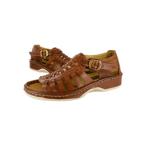 Omega Duna Buffalo Terracotta Sandals Kgosi Tan