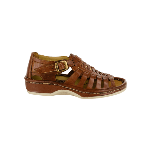 Omega Duna Buffalo Terracotta Sandals Kgosi Tan