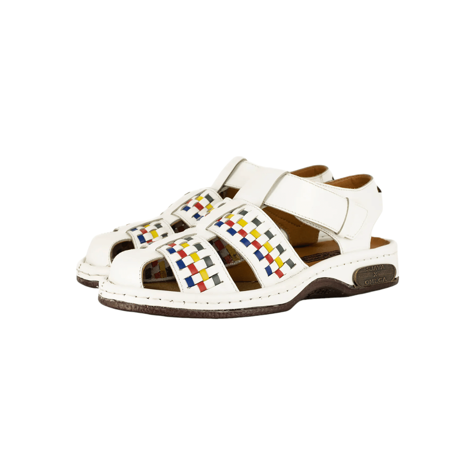 Omega Sandals Sjava Soft Saddle White/Multi