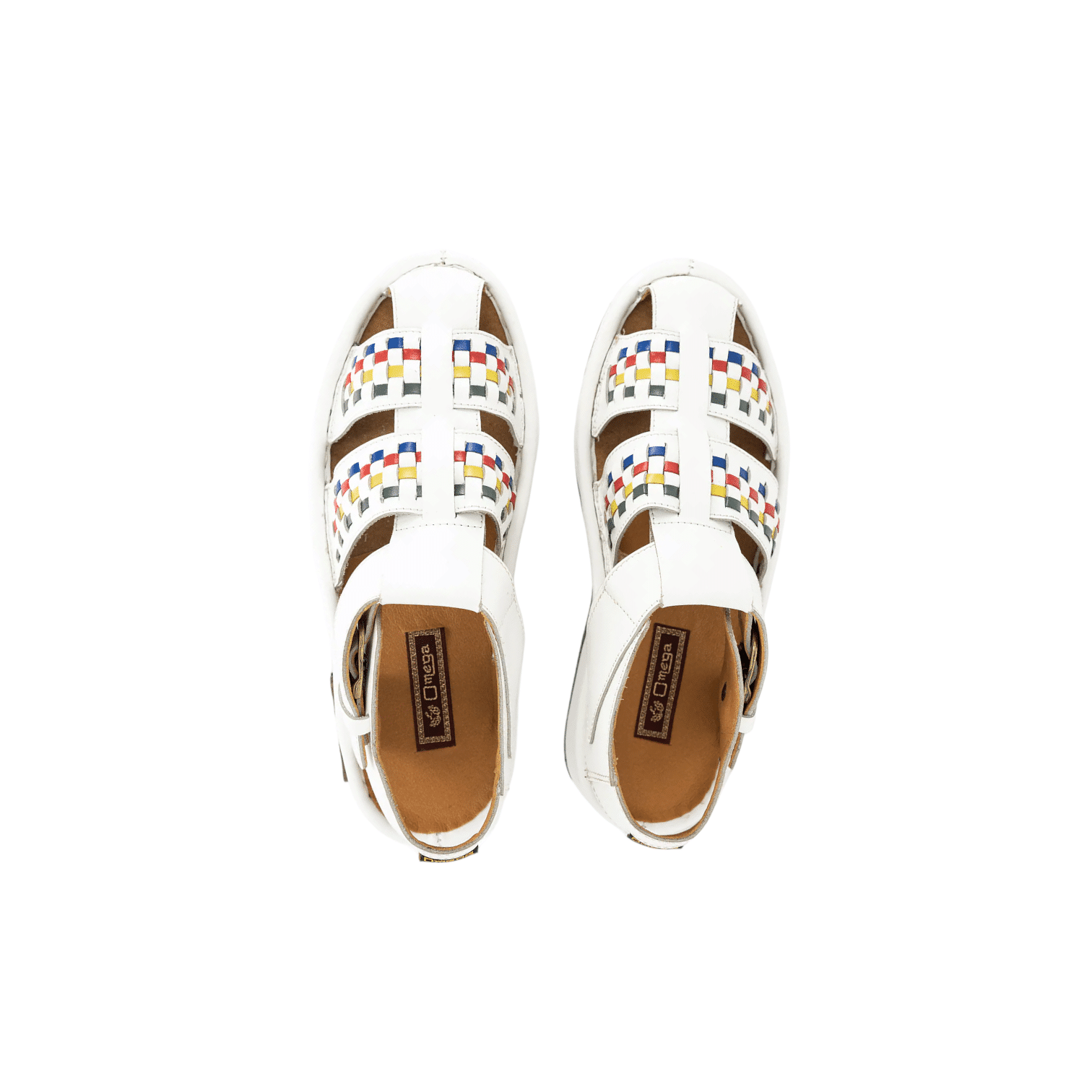 Omega Sandals Sjava Soft Saddle White/Multi
