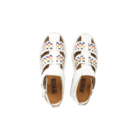 Omega Sandals Sjava Soft Saddle White/Multi
