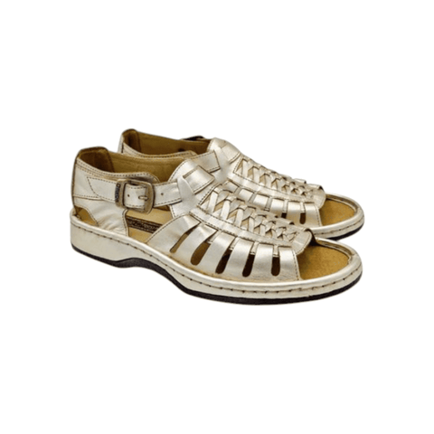 Omega Sandals Kgosi Cow Foil Gold