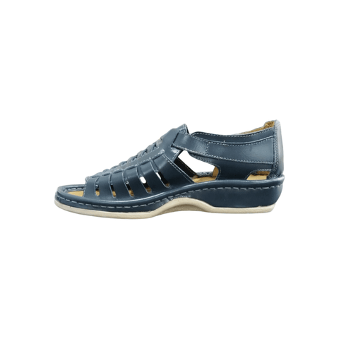 Men's Omega Kgosi Leather Navy Sandals