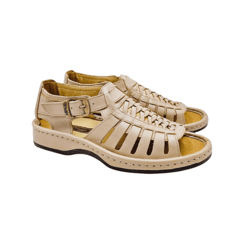 Omega Sandals Kgosi Soft Saddle Taupe Beige