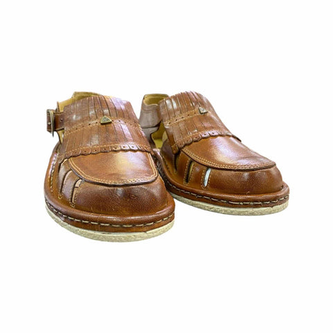 Omega Makhado Leather Buffalo Terracotta Sandals