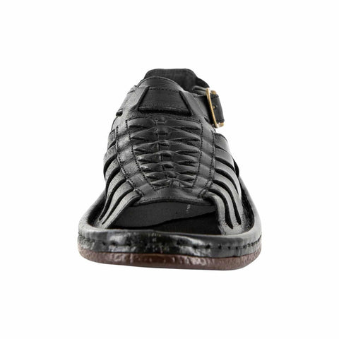 Omega Kgosi Black Buffalo Sandals