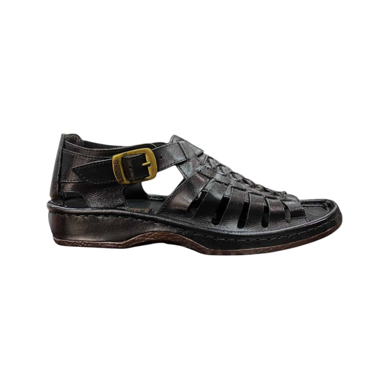 Omega Kgosi Black Buffalo Sandals