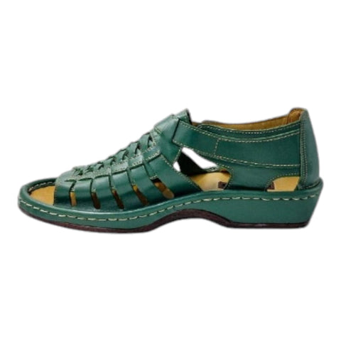 Omega Kgosi Soft Saddle Bottle Green Sandals