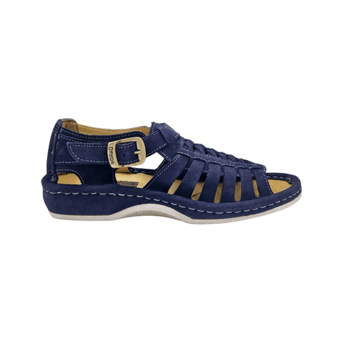 Omega Kgosi Midrid Suede Navy Sandals