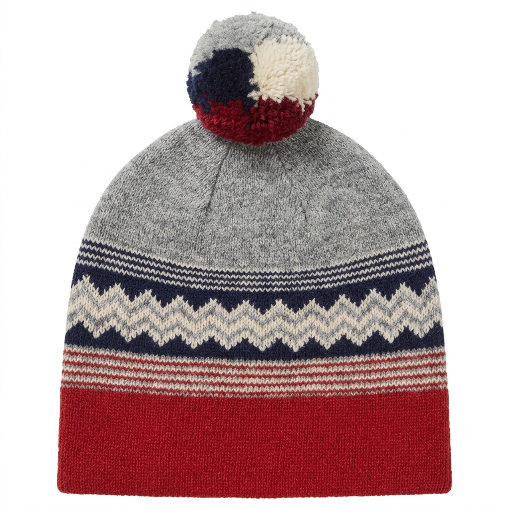 Strachan Chev Plain Red/Navy Beanie