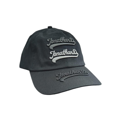 Jonathan D Multi-Logo Baseball Cap – Midnight Black
