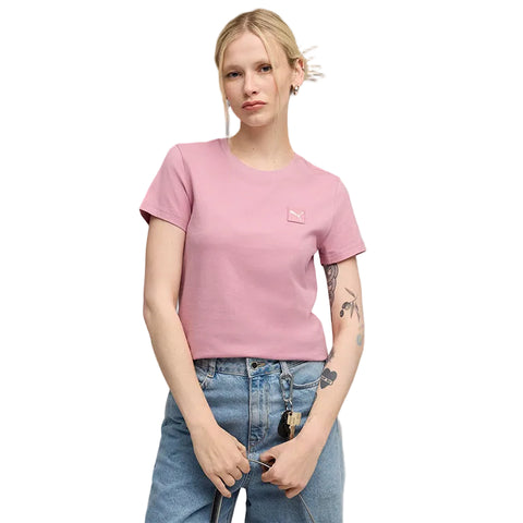 Puma T-Shirt Womens Ess Elevated Pink