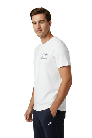 Puma T-Shirt Mms Logo White