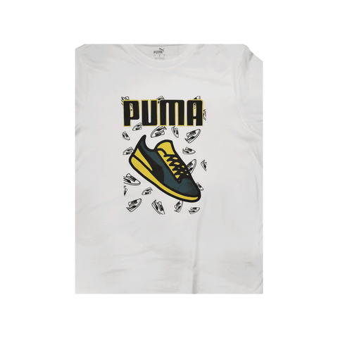 Puma Graphics Sneaker T-Shirts White