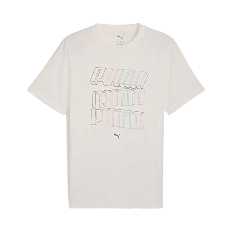 Puma T-Shirt Ess Logo Lab Hog Cream