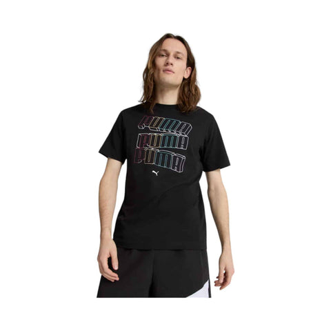 Puma T-Shirt Ess Logo Lab Hog Black