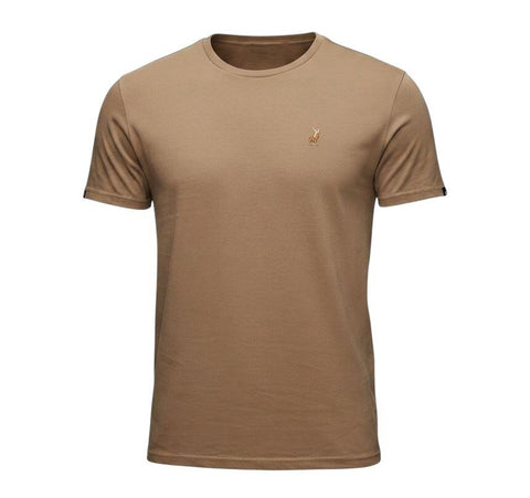The Polo Essential Crew Neck Tee – Warm Brown